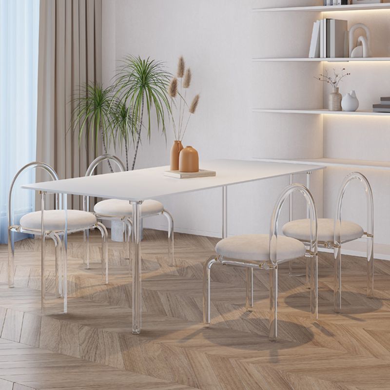 1/4/5/6/7 pezzi Presentazione da pranzo e tavolo set in bianco per la casa