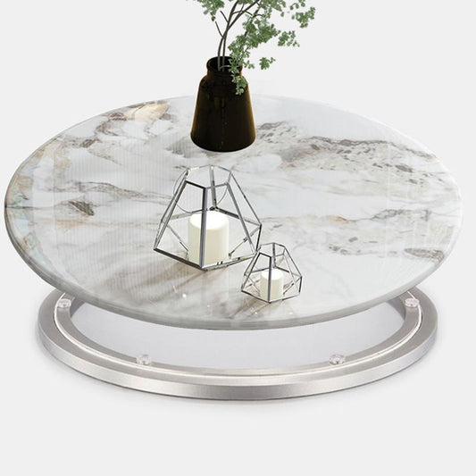 現代的な石のターンテーブルダイニングセット石