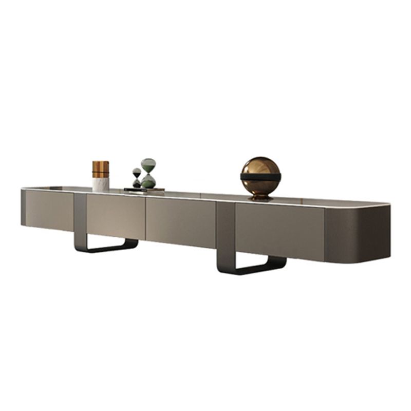 Contemporary Media Console TV Stand Stone TV Stand for Living Room Clearhalo 'furn' 'furn_tv_stands_entertainment_centers' 'Furniture' 'Living Room Furniture' 'TV Stands & Entertainment Centers' 'TV Stands & Media Storage Furniture' 'tv_stands_entertainment_centers' 1200x1200_5dd75a34-726e-4a13-9efd-57d301ec697b