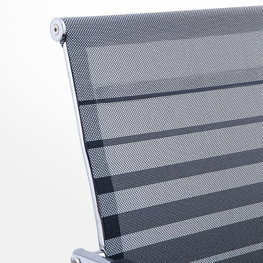 Modern Fixed Arms Bureau Stoel Mesh Lumbar Support Mid-Back Burea Stoel