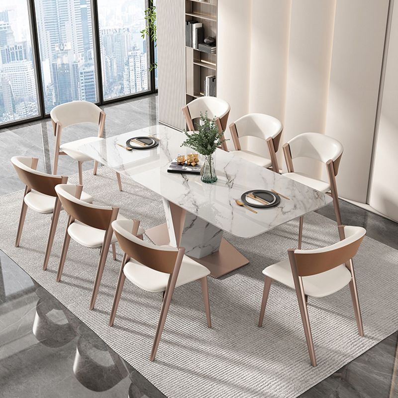 Chaise latéral moderne Metal Open à l'arrière-salle à manger chaise pour la brasserie