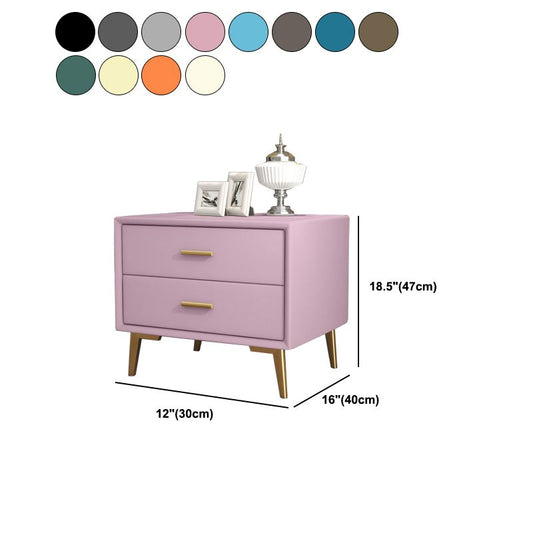 18,5 "groß 2 - Schublade Massivholz Nachttischtraditionen Nachttisch