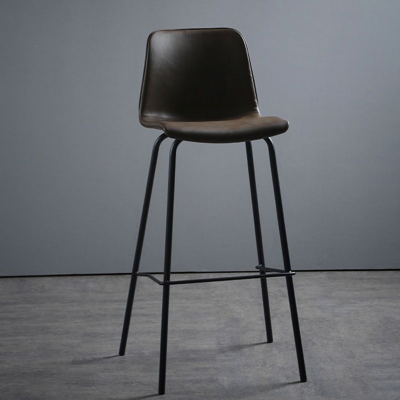 Bucket Dining Stools Contemporary Bar Stools with Metal Base