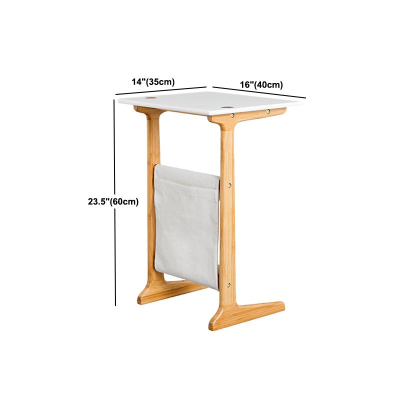 Mesa de esquina modernista Mesa lateral rectangular para sala de estar