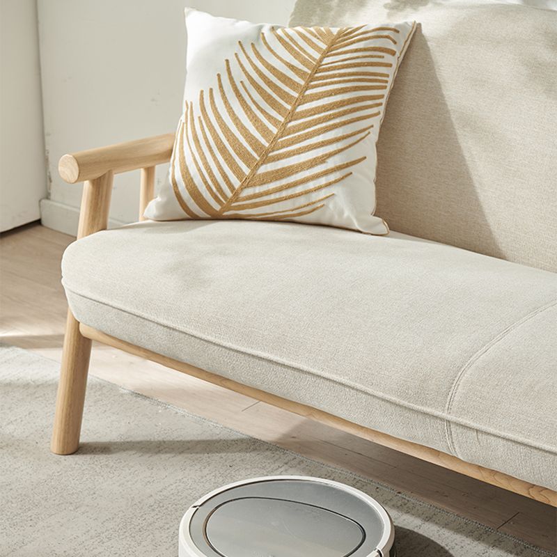 Modern Linen Square Arm Settee 29"W Tight Back Sofa for Living Room Clearhalo 'furn' 'furn_sofas' 'Furniture' 'furniture_sofas' 'Living Room Furniture' 'Sofa' 'sofas' 1200x1200_5dde80ff-4b82-4a5d-9300-464597ddc53b