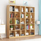 Closed Back Wood Bookshelf Scandinavian Style Bookcase for Home Office Clearhalo 'Bookcases' 'furn' 'furn_bookcases' 'Furniture' 'furniture_bookcases' 'kitchen' 'kitchen_bookcases' 'Living Room Furniture' 'Office Furniture' 1200x1200_5de2055d-a6cb-4d39-9dbd-bbfacdcb552a