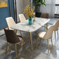 Metal Contemporary Rectangular Table Sintered Stone Dining Table with 4 Legs Clearhalo ' dining_table' 'Dining Tables & Seating' 'Dining Tables' 'furn' 'furn_dining_table' 'Furniture' 'furniture_dining_table' 'Kitchen & Dining Furniture' 'kitchen&dining_furn' 'kitchen' 'kitchen_dining_table' 1200x1200_5de25d8a-1d50-422d-91ee-173163eee871