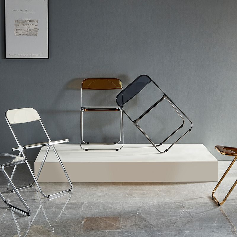 Industrial Style Plastic Dining Armless Chair Open Back Single Dining Side Chair for Restaurant Clearhalo ' kitchen&dining_furn' 'Dining Chairs' 'Dining Tables & Seating' 'dining_chair' 'furn' 'furn_dining_chair' 'Furniture' 'furniture_dining_chair' 'Kitchen & Dining Furniture' 'kitchen' 1200x1200_5de2c5fe-6323-4f72-bb29-1b825eddf774