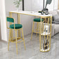 Free Form Double Pedestal Bar Dining Table Modern Stone and Metal Bar Table Clearhalo 'Bar Furniture' 'Bar Tables' 'bar_tables' 'furn' 'furn_bar_tables' 'Furniture' 'Kitchen & Dining Furniture' 1200x1200_5de717eb-3956-4332-bed3-18177f35751c