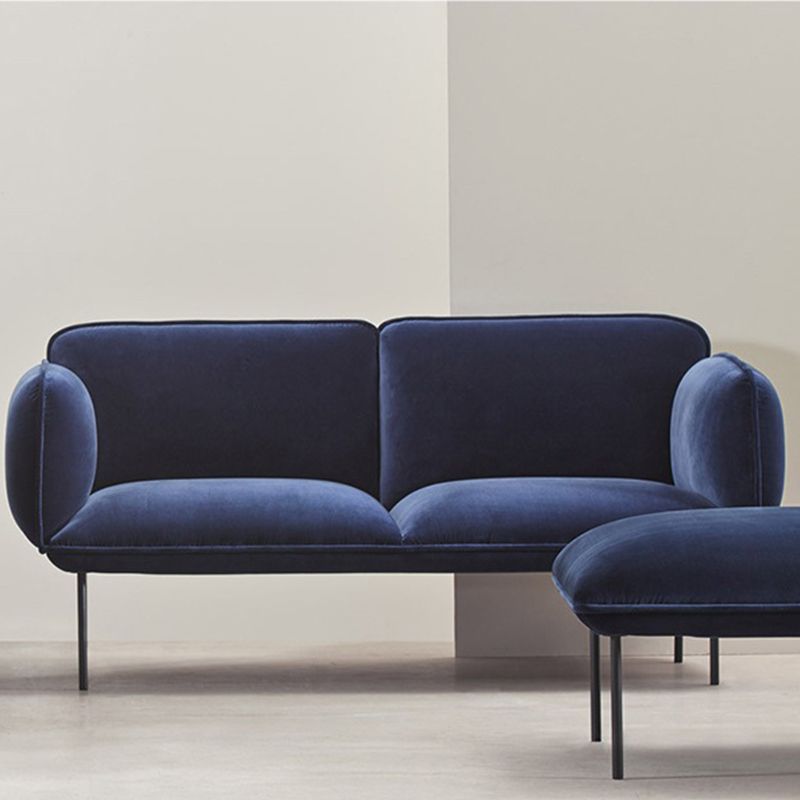 1/2-Seater Modern Minimalist Sofa Square Arm Loveseat - 30.7" D Clearhalo 'furn' 'furn_sofas' 'Furniture' 'Living Room Furniture' 'Sofa' 'sofas' 1200x1200_5de84f2d-e974-4626-b319-c7a086637fb6