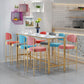 Glam Bar-height Table Faux Marble Top Pub Table for Dining Room Clearhalo 'Bar Furniture' 'Bar Tables' 'bar_tables' 'furn' 'furn_bar_tables' 'Furniture' 'Kitchen & Dining Furniture' 1200x1200_5dec6f05-c825-449d-9d31-bf1d1efc047e