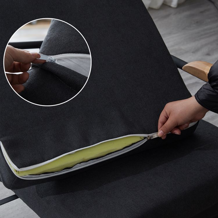 Modern Indoor-Outdoor Chair Metal Cross Back Upholstered Dining Side Chair Clearhalo ' kitchen&dining_furn' 'Dining Chairs' 'Dining Tables & Seating' 'dining_chair' 'furn' 'furn_dining_chair' 'Furniture' 'furniture_dining_chair' 'Kitchen & Dining Furniture' 'kitchen' 1200x1200_5deeee3d-3bda-48c1-a2b2-755fc147b40f