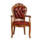 Traditional Solid Wood Dining Chair Leather Dining Arm Chair for Restaurant (Set of 2) Clearhalo ' kitchen&dining_furn' 'Dining Chairs' 'Dining Tables & Seating' 'dining_chair' 'furn' 'furn_dining_chair' 'Furniture' 'furniture_dining_chair' 'Kitchen & Dining Furniture' 'kitchen' 1200x1200_5def8683-0ece-4227-bb19-00d0e18cdd59