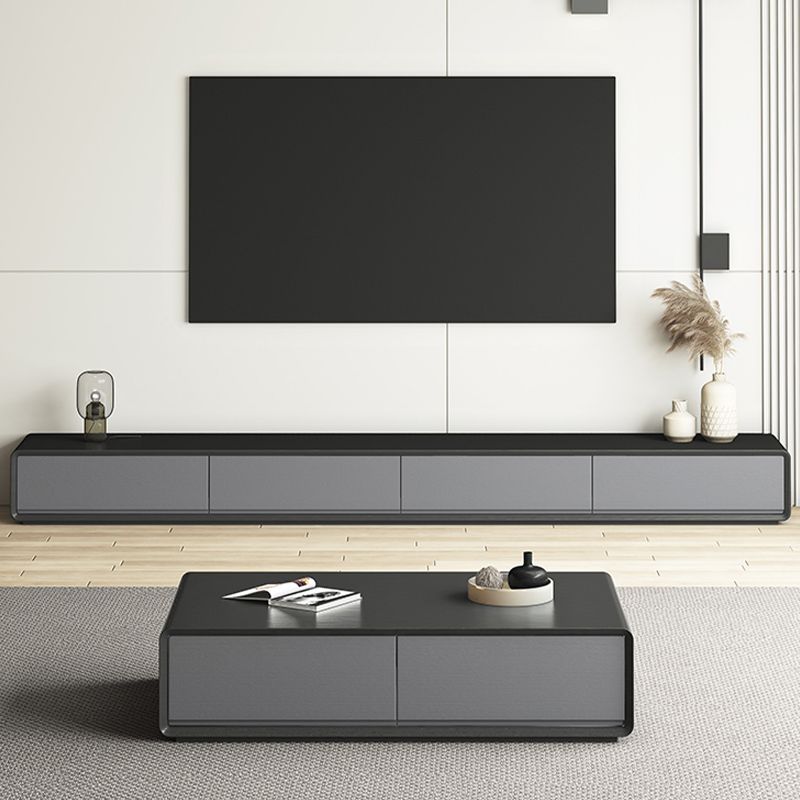 Scandinavian TV Media Console Wooden TV Stand Console for Living Room Clearhalo 'furn' 'furn_tv_stands_entertainment_centers' 'Furniture' 'Living Room Furniture' 'TV Stands & Entertainment Centers' 'TV Stands & Media Storage Furniture' 'tv_stands_entertainment_centers' 1200x1200_5df44c0e-e970-4c81-a656-2fd8f0fcbe98