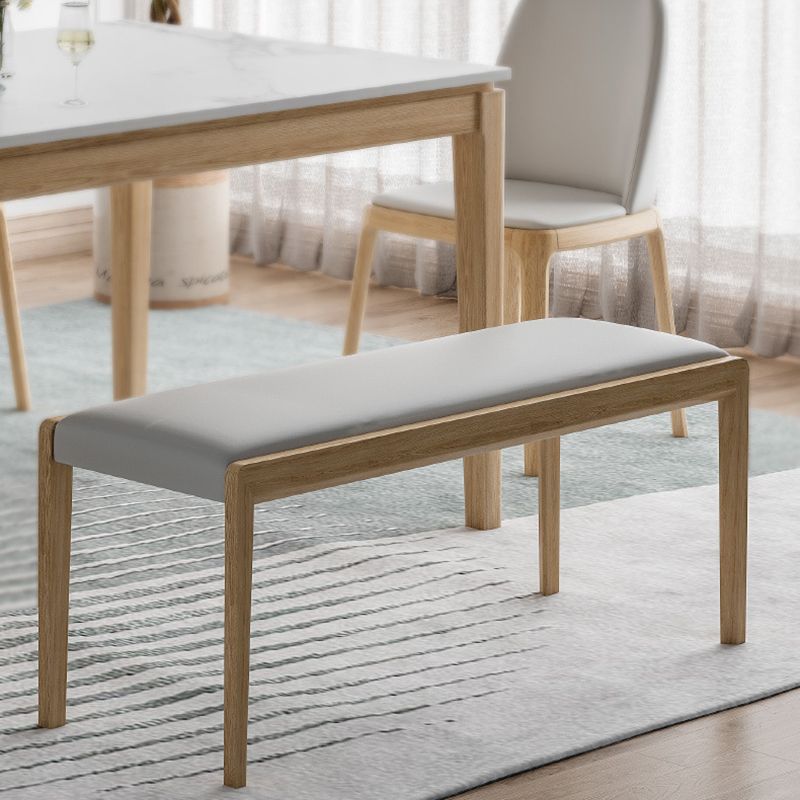 15.6-inch Width Modern Seating Bench Cushioned Solid Wood Bench Clearhalo 'Benches' 'Chairs & Seating' 'furn' 'furn_benches' 'Furniture' 'Living Room Furniture' 1200x1200_5df62a07-7bd4-4135-948e-24835f26f668