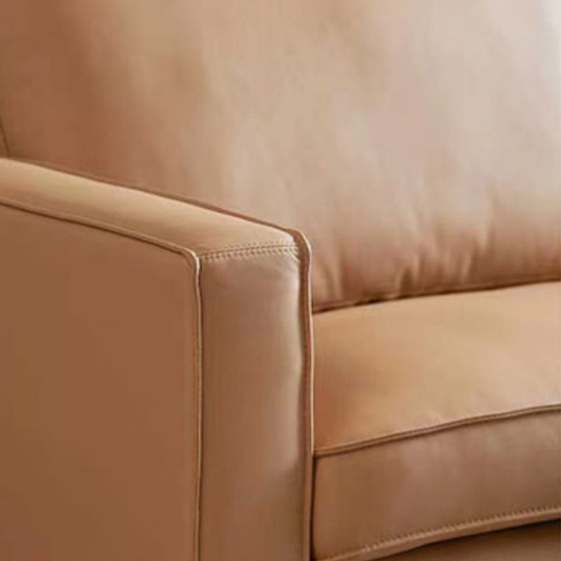 Cushions Faux Leather Square Arm Sofa with Stain Resistant and Waterproof Clearhalo 'furn' 'furn_sofas' 'Furniture' 'furniture_sofas' 'kitchen' 'kitchen_sofas' 'Living Room Furniture' 'Sofa' 'sofas' 1200x1200_5df64623-b7da-42cc-95d8-da0796349508