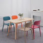 Indoor Plastic Dining Armless Chair Kitchen Open Back Side Chair