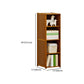 Modern Style Bookshelf Standard Closed Back Wooden Bookcase for Home