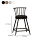 Leather Matte Finish Bristol Stool Low Back Footrest Barstool Clearhalo 'Bar Furniture' 'Bar Stools' 'bar_stools' 'furn' 'furn_bar_stools' 'Furniture' 'furniture_bar_stools' 'Kitchen & Dining Furniture' 1200x1200_5e04e99f-5556-460a-9ca1-6d87347b6c27