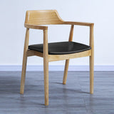 Contemporary Dining Chair 20'' Wide Open Arm Chair with 4 Wood Legs for Home Clearhalo ' kitchen&dining_furn' 'Dining Chairs' 'Dining Tables & Seating' 'dining_chair' 'furn' 'furn_dining_chair' 'Furniture' 'furniture_dining_chair' 'Kitchen & Dining Furniture' 'kitchen' 1200x1200_5e0698f3-a571-40b3-aabe-854449cc8f30