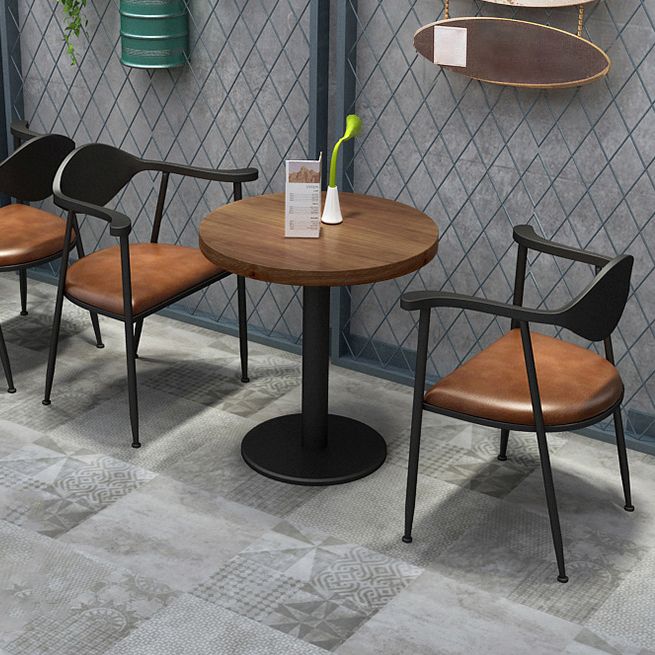 Industrial Solid Wood Dining Table Brown Table with Metal Base for Dinning Room Clearhalo ' dining_table' 'Dining Tables & Seating' 'Dining Tables' 'furn' 'furn_dining_table' 'Furniture' 'furniture_dining_table' 'Kitchen & Dining Furniture' 'kitchen&dining_furn' 'kitchen' 'kitchen_dining_table' 1200x1200_5e0b3830-42ea-4191-a9b9-94dce0ae38e1
