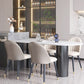 Modern Style Dining Table White Sintered Stone Dining Table with Metal Base for Kitchen Clearhalo 'Dining Tables & Seating' 'Dining Tables' 'dining_table' 'furn' 'furn_dining_table' 'Furniture' 'furniture_dining_table' 'Kitchen & Dining Furniture' 'kitchen' 'kitchen_dining_table' 1200x1200_5e0da475-9ba7-4553-bb5f-499a38487ef4