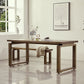 Solid Wood Brown Tone Table Simplicity Sled Base Table for Dining Room Clearhalo ' dining_table' 'Dining Tables & Seating' 'Dining Tables' 'furn' 'furn_dining_table' 'Furniture' 'furniture_dining_table' 'Kitchen & Dining Furniture' 'kitchen&dining_furn' 'kitchen' 'kitchen_dining_table' 1200x1200_5e0ebf76-2407-497a-8620-035379dcdfbe