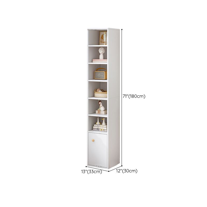 Modern Standard Bookshelf Wood Engineered Bookcase with Rectangular Shelves Clearhalo 'Bookcases' 'furn' 'furn_bookcases' 'Furniture' 'Office Furniture' 1200x1200_5e0feba6-80d6-408a-ae29-cba3f9ed8dff