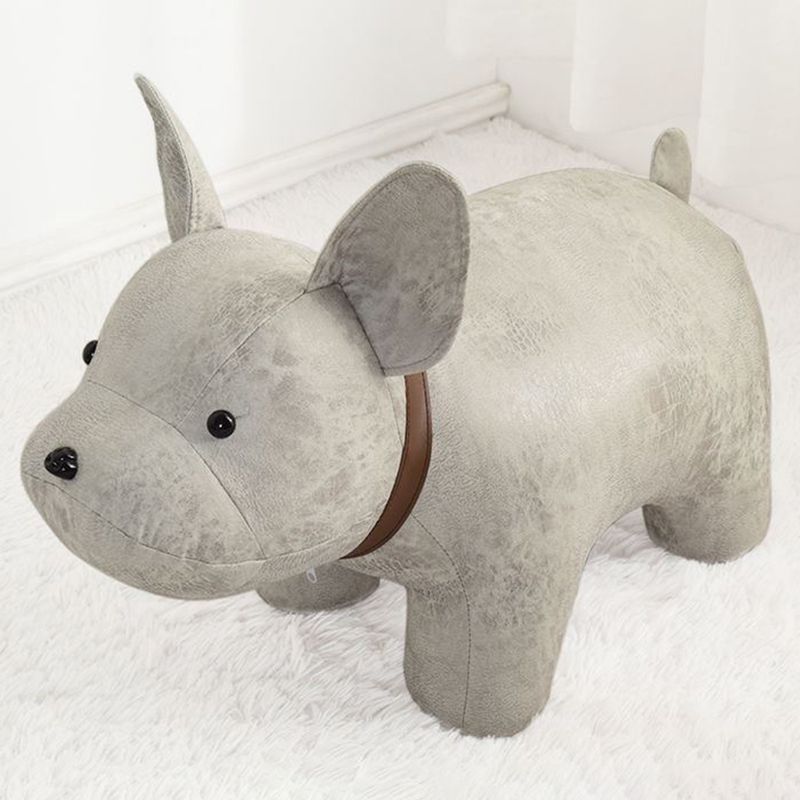 Fabric Pouf Solid Color Animal Shape Stain Resistant Modern Pouf Ottoman Clearhalo 'furn' 'furn_ottomans_poufs' 'Furniture' 'Living Room Furniture' 'Ottomans & Poufs' 'ottomans_poufs' 1200x1200_5e1171c5-4d0f-4b56-8e8d-fe28e5c0e139