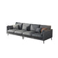 Contemporary Gray Recessed Arm Couch Living Room Faux Leather Sofa Clearhalo 'furn' 'furn_sofas' 'Furniture' 'furniture_sofas' 'Living Room Furniture' 'Sofa' 'sofas' 1200x1200_5e11c90e-68e8-4b61-bf87-d355db82eda1