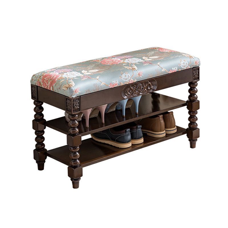 Mid-Century Modern Rubberwood Seating Bench Rectangle Shoe Storage Entryway Bench Clearhalo 'Benches' 'Chairs & Seating' 'furn' 'furn_benches' 'Furniture' 'Living Room Furniture' 1200x1200_5e1238f9-45ad-456b-9d0d-1f2a6821c06e