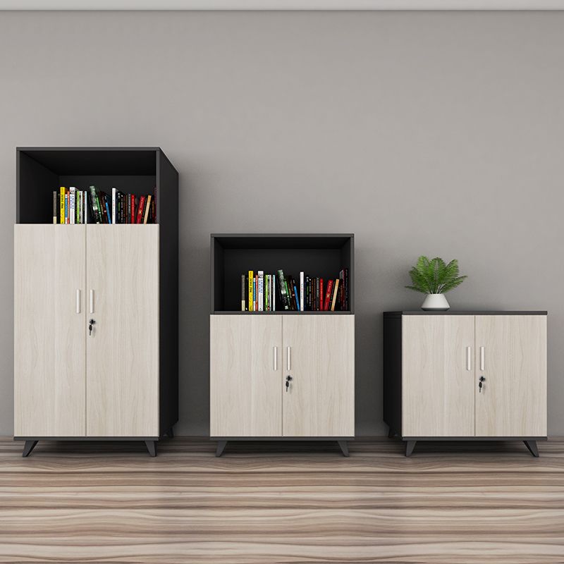 Nordic Style File Cabinet Holzrahmen vertikaler Aktenschrank für Büro