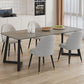 Modern Rectangle Stone Dining Table 1/2/5/7 Pieces Dining Set for Living Room Clearhalo 'Dining Room Sets' 'Dining Tables & Seating' 'dining_room_set' 'furn' 'furn_dining_room_set' 'Furniture' 'Kitchen & Dining Furniture' 1200x1200_5e17d035-a75b-49a2-a1b7-7a95298493fd