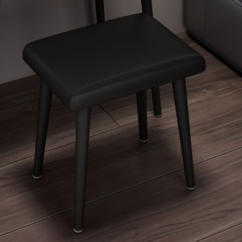 Zeitgenössischer Stein -Top -Waschtisch mit Aufbewahrung in Schwarz/Grau