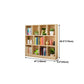Natural Pine Wood Standard Bookshelf Modern Closed Back Bookcase for Classroom Clearhalo 'Bookcases' 'furn' 'furn_bookcases' 'Furniture' 'furniture_bookcases' 'Office Furniture' 1200x1200_5e194f4b-3f08-4b1e-82cd-ca076725c35e