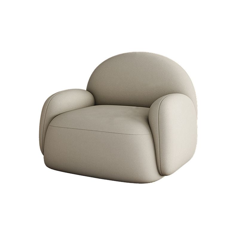 Chaise de canapé unique Scandinave Scandinave Scandinave Chaise de bras de dos fixe pour le salon