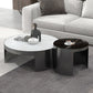 Sled 2 Nesting Coffee Table Contemporary Round Stone Cocktail Table Clearhalo 'Coffee & Accent Tables' 'Coffee Tables' 'coffee_tables' 'furn' 'furn_coffee_tables' 'Furniture' 'Living Room Furniture' 1200x1200_5e1be70a-837f-4ffb-b0eb-83117b79e9d4