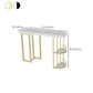 Contemporary Counter Height Pub Set 1/3/5 Pcs Bar Table and Stools with Metal Frame
