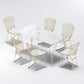 Modern 1/2/5/7 Pieces Dining Furniture Faux Marble Top Rectangle Dining Set for Home Clearhalo 'Dining Room Sets' 'Dining Tables & Seating' 'dining_room_set' 'furn' 'furn_dining_room_set' 'Furniture' 'Kitchen & Dining Furniture' 1200x1200_5e1cb129-c436-4602-8ecf-76d18871408f