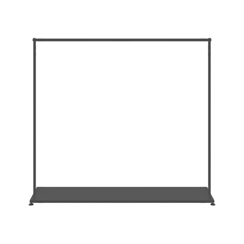 Approfilo in metallo nero stile moderno in stile pavimento per casa semplice appendiabiti