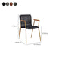 Industrial Metal Chair Dining Room Faux Leather Upholstered Arm Chair Clearhalo 'Dining Chairs' 'Dining Tables & Seating' 'dining_chair' 'furn' 'furn_dining_chair' 'Furniture' 'Kitchen & Dining Furniture' 1200x1200_5e218be6-b137-47eb-8843-95d2b86cfcd4