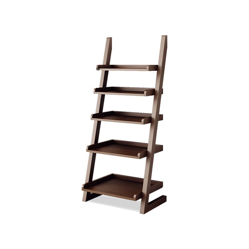 Modern Open Back Ladder Bookshelf Wooden Bookcase for Study Room Clearhalo 'Bookcases' 'furn' 'furn_bookcases' 'Furniture' 'Office Furniture' 1200x1200_5e222e27-29f1-4740-b13b-763f47c6dced