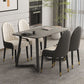 Modern Stone Dining Table 1/2/5/7 Pieces Dining Set for Living Room