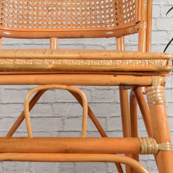 Contemporary Armless Wicker Chair Home Cane Back Dining Chair Clearhalo 'Dining Chairs' 'Dining Tables & Seating' 'dining_chair' 'furn' 'furn_dining_chair' 'Furniture' 'Kitchen & Dining Furniture' 1200x1200_5e25c777-2af2-462a-b268-0964e5683119