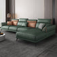Contemporary Stain-Resistant Faux Leather 4-Seater L-Shape Sofa