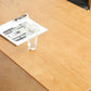 Pine Solid Wood Dining Table Modern Rectangle Dining Table in Natural