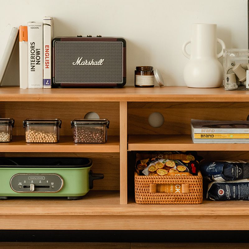 Scandinavian Media Console Wooden TV Media Console with Drawers Clearhalo 'furn' 'furn_tv_stands_entertainment_centers' 'Furniture' 'Living Room Furniture' 'TV Stands & Entertainment Centers' 'TV Stands & Media Storage Furniture' 'tv_stands_entertainment_centers' 1200x1200_5e29a528-1755-4acf-850b-685c4dc8a5f7