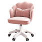 Mid Back Velvet Desk Chair Contemporary Armless Chair with Wheels Clearhalo 'furn' 'furn_office_chair' 'Furniture' 'furniture_office_chair' 'Office Chairs' 'Office Furniture' 'office_chair' 1200x1200_5e29e9d7-ced4-4165-b4d1-459926a330d3