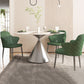 Sintered Stone Top Dining Table in White for Restaurant Modern Round Table with Metal Pedestal Clearhalo ' dining_table' 'Dining Tables & Seating' 'Dining Tables' 'furn' 'furn_dining_table' 'Furniture' 'furniture_dining_table' 'Kitchen & Dining Furniture' 'kitchen&dining_furn' 'kitchen' 'kitchen_dining_table' 1200x1200_5e2ab0fe-b623-454a-ac5f-b742a5e33e07