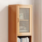 Contemporary Closed Back Bookcase Bamboo Vertical Bookshelf with Doors Clearhalo 'Bookcases' 'furn' 'furn_bookcases' 'Furniture' 'Office Furniture' 1200x1200_5e2b85dc-e0cc-481f-a39e-1faeb7c36b76